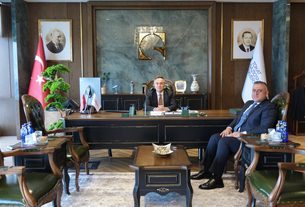 Şenyurt Belediye Başkanı Osman İpek’ten Rektörümüz Prof. Dr. Fatih Yılmaz’a Ziyaret